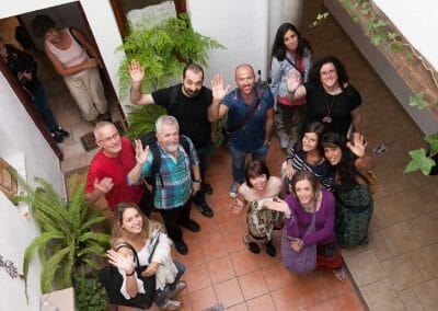 Granada Spanish Language School Courtyard Spain