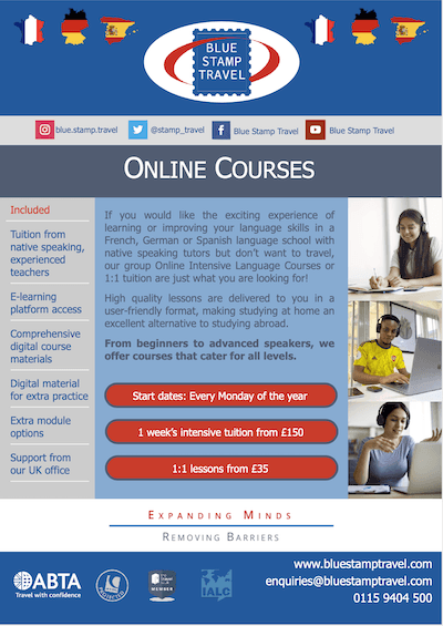 Online language courses