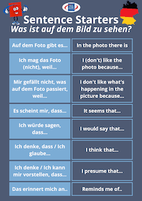 German Prepositions and Sentence Starters