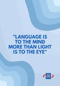 Language Is to the Mind More Than Light Is to the Eye