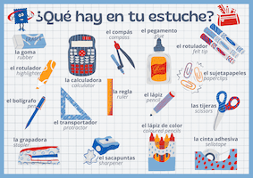 Spanish “What’s in Your Pencil Case?”