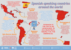 Spanish Speaking Countries Map