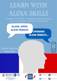 Alexa French Skill Poster