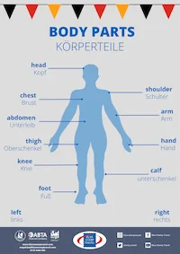 German Body Parts - Poster