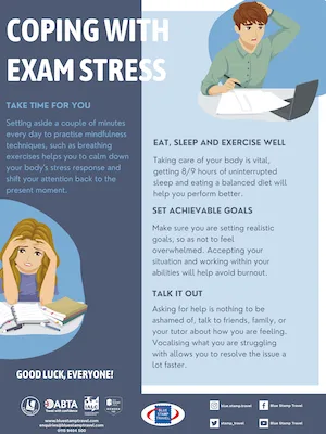 Comping with Exam Stress Poster