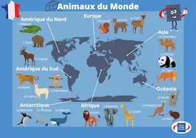 French Animals of the World