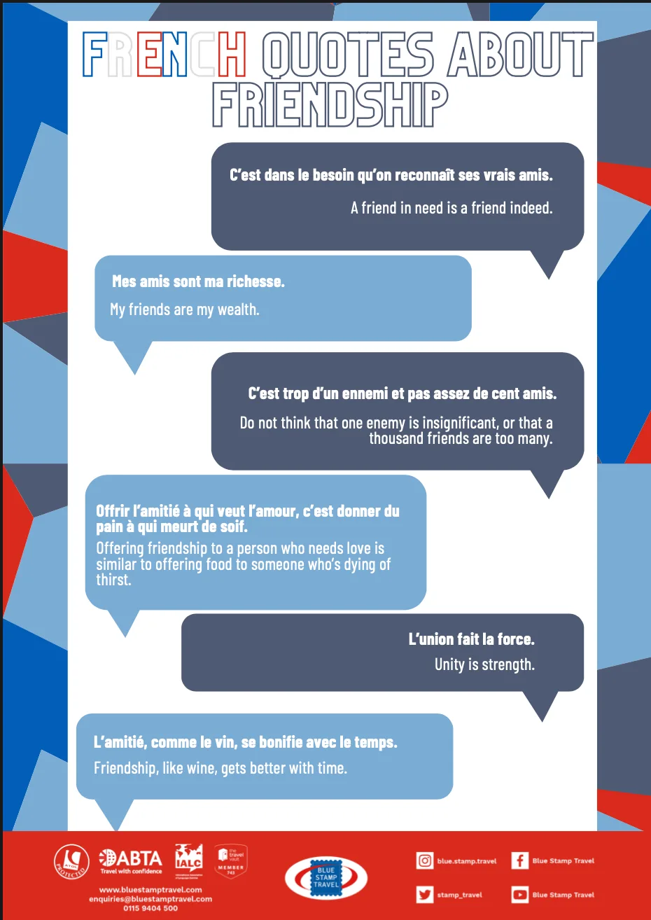 French Friendship Quotes