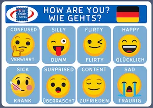 Germany Emoji Poster