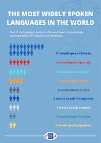 Languages Infographic Poster