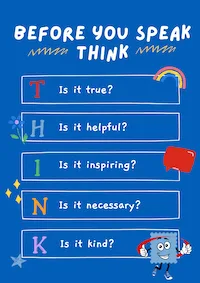 THINK Anti-Bullying Poster