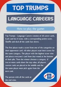 Language Careers Top Trumps Posters