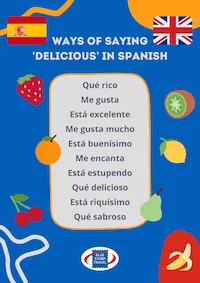 Ways To Say Delicious in Spanish