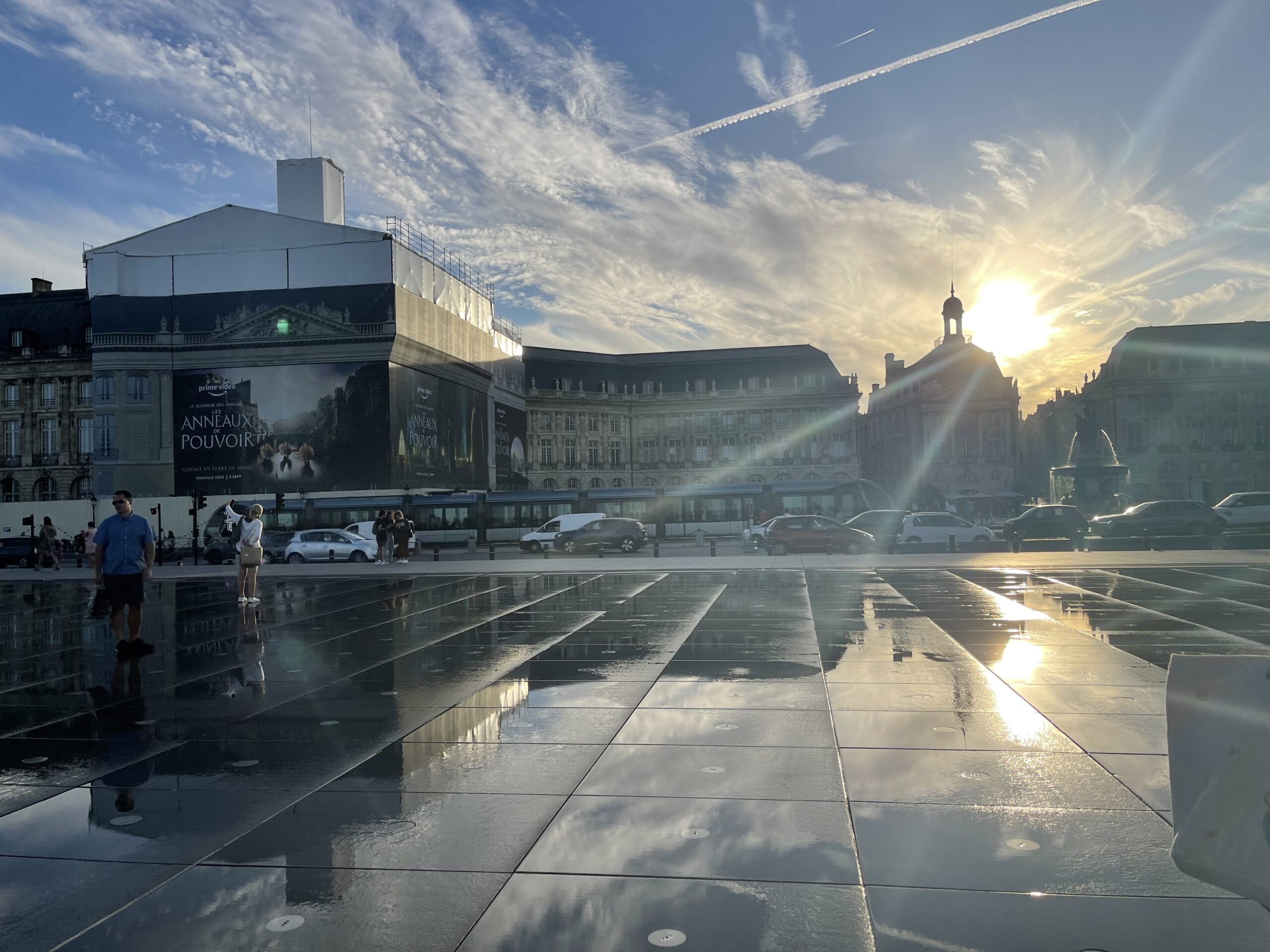 Miroir d'eau in Bordeaux.