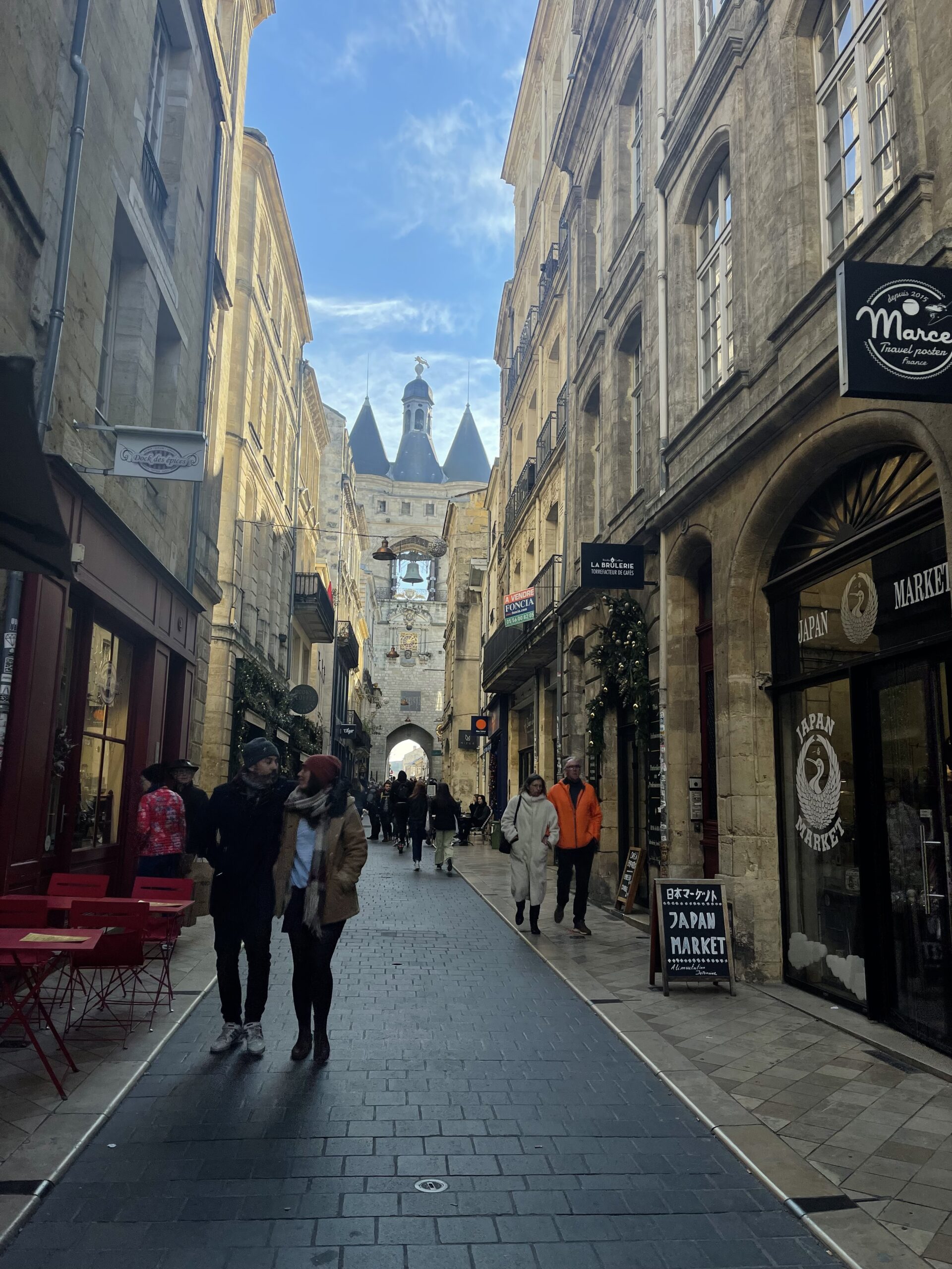 Saint James Street in Bordeaux.